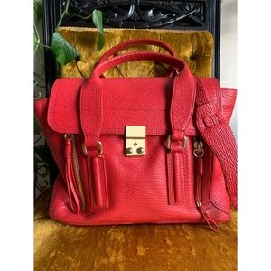 Phillip Lim Red Medium Pashli Bag